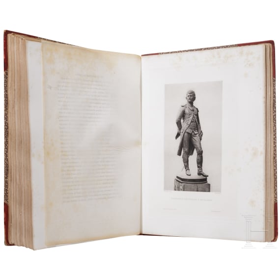 Thoumas, G&eacute;n&eacute;ral [Charles-Antoine]: Les anciennes arm&eacute;es fran&ccedil;aises. Exposition r&eacute;trospective militaire du minist&egrave;re de la guerre en 1889, Tome 1 et 2, Paris, 1890