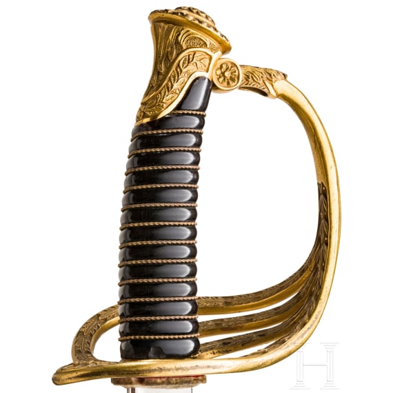 A presentation sword M 1889 for officers, dated 1902