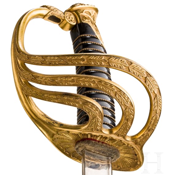A presentation sword M 1889 for officers, dated 1902