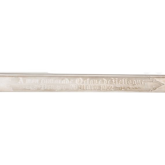 A presentation sword M 1889 for officers, dated 1902