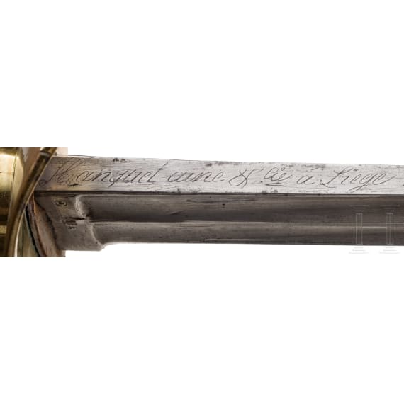 Two edged weapons of the Belgian cavalry, 19th century