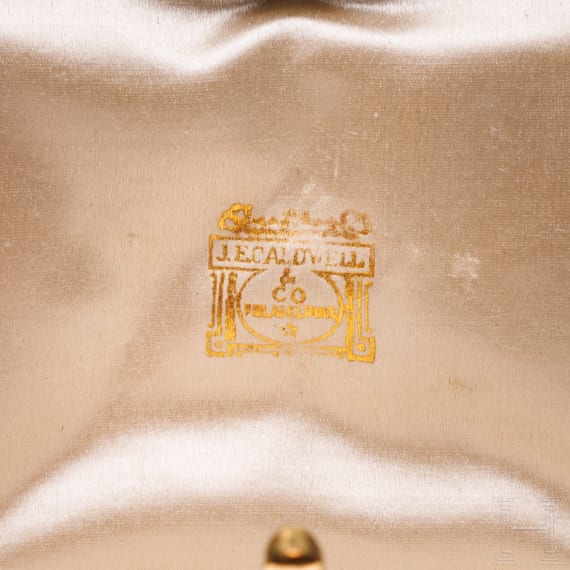 King Albert I of Belgium - a case, dated 1919