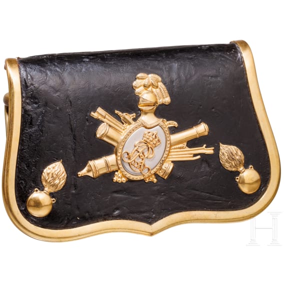 Zwei Kartuschk&auml;sten der berittenen Truppen unter K&ouml;nig Christian IX. von D&auml;nemark, 1863 - 1906