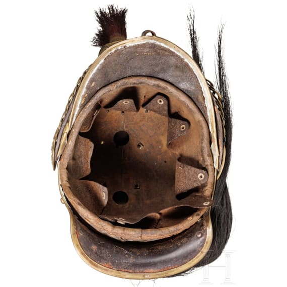A helmet for the Dragoons of the Imperial Guard, Second Empire
