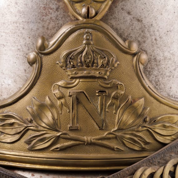 A helmet for the Dragoons of the Imperial Guard, Second Empire