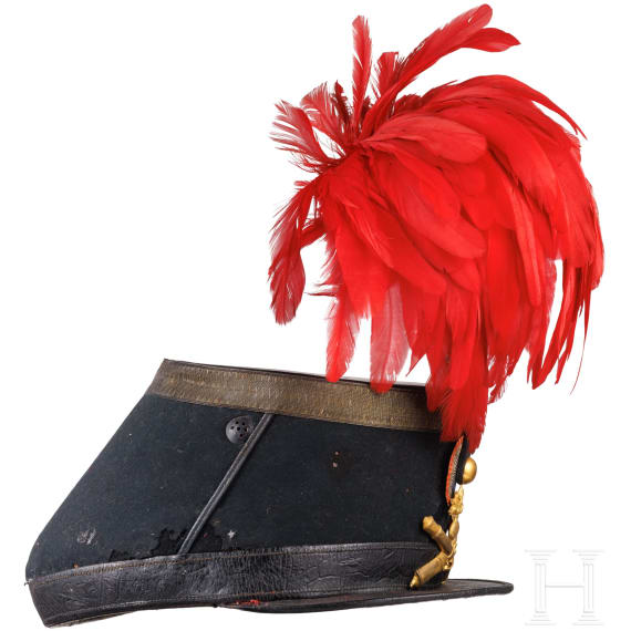 A shako M 1872 for artillery officers