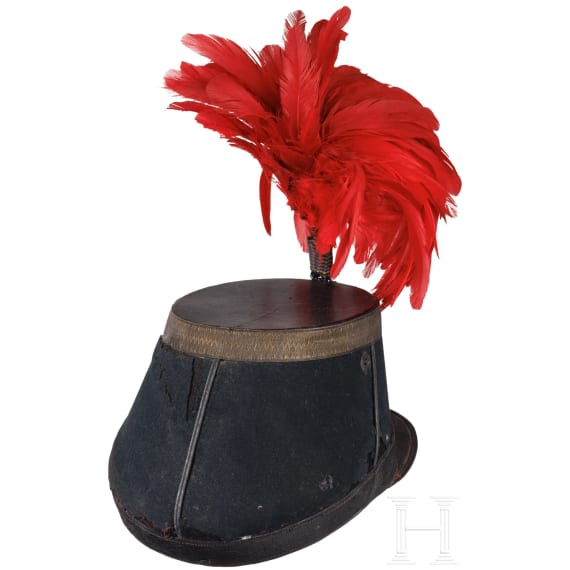 A shako M 1872 for artillery officers