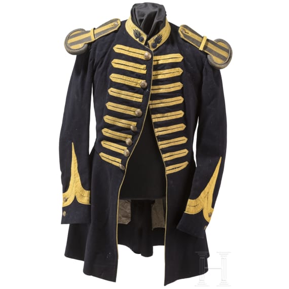 A tunic for members of the Voltigeurs de la Garde Imp&eacute;riale, Second Empire