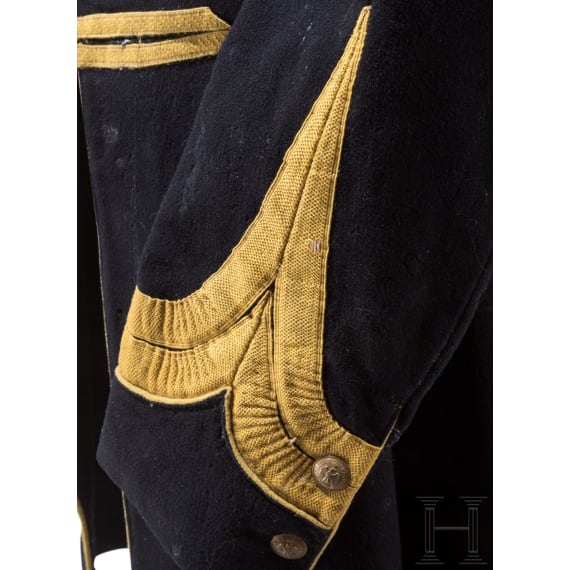 A tunic for members of the Voltigeurs de la Garde Imp&eacute;riale, Second Empire