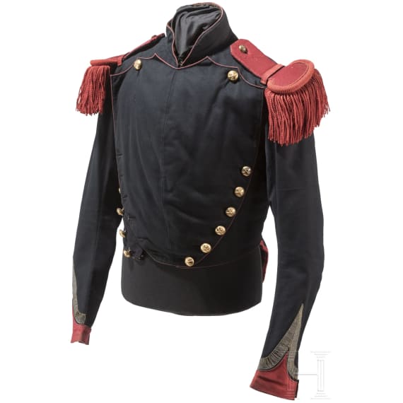 A dolman and tunic for members of the artillery, 2nd half of the 19th century