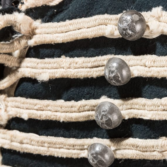 Two dolmans for members of the mounted troops, Second Empire
