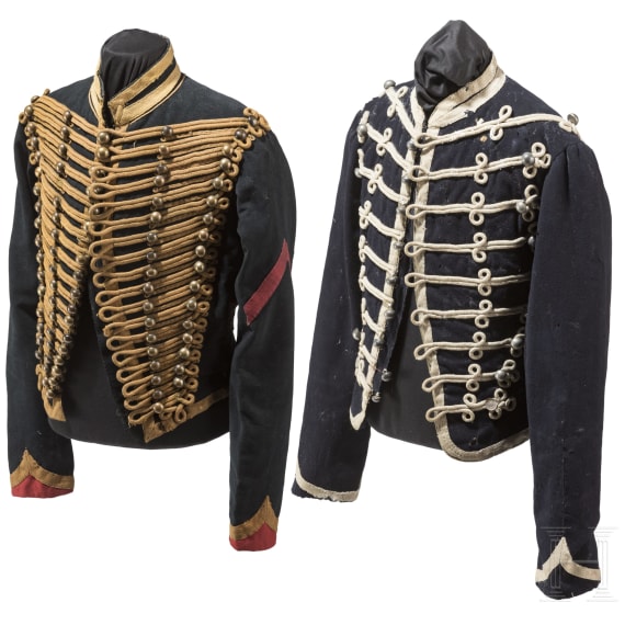 Two dolmans for members of the mounted troops, 19th century