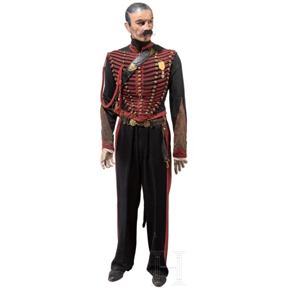 A uniform figure of an artillery officer, Second Empire