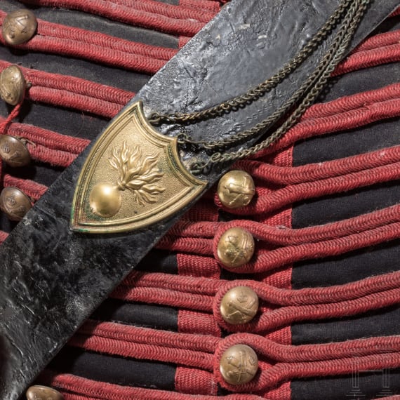 A uniform figure of an artillery officer, Second Empire