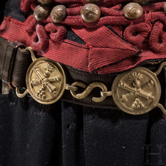 A uniform figure of an artillery officer, Second Empire