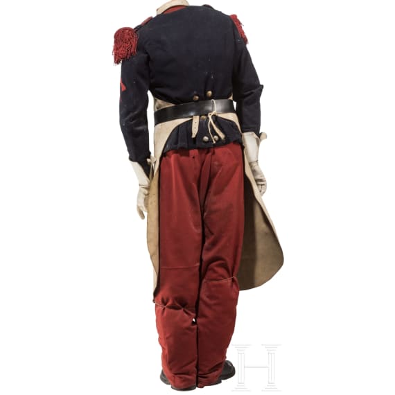 A uniform figure of a sapper, Second Empire