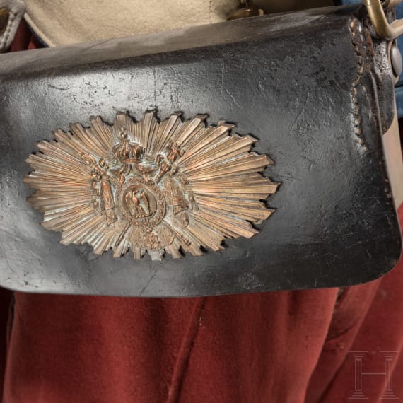 A uniform figure of a cavalry trooper, Second Empire