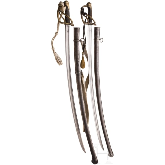 Two M 1822 cavalry sabres