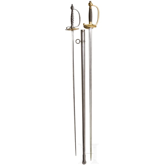 Two small swords, 19th century