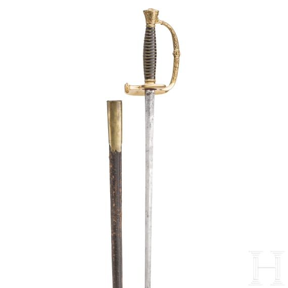 A French model 1853 small sword for navy officers