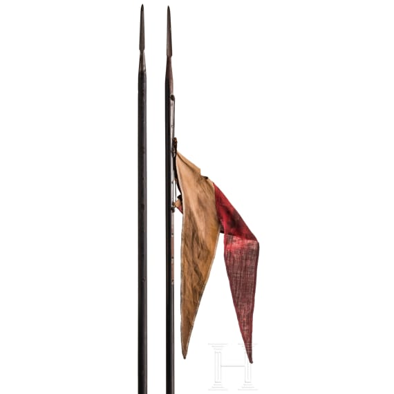Two cavalry lances M 1823