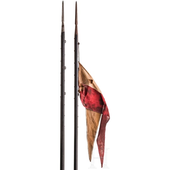 Two cavalry lances M 1823