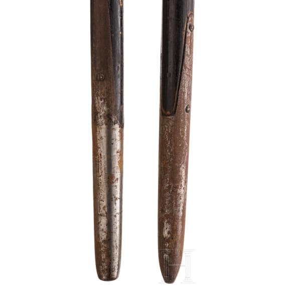 Two cavalry lances M 1823
