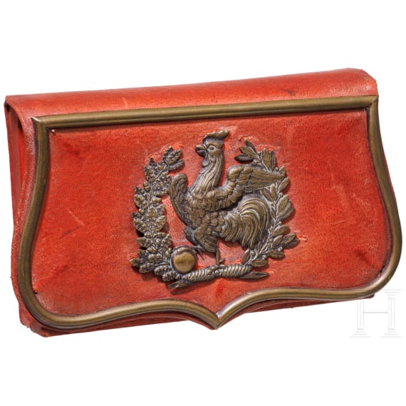 Two cartouche boxes of the mounted troops under Louis-Philippe I, 1830 - 1848