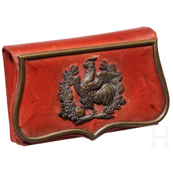 Two cartouche boxes of the mounted troops under Louis-Philippe I, 1830 - 1848