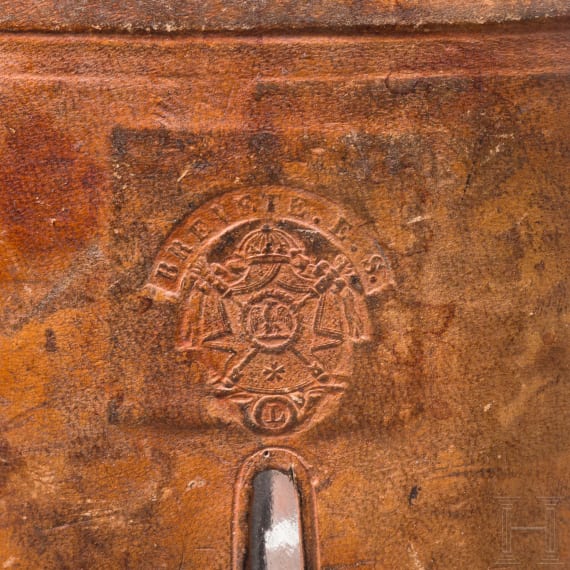 A field flask and silver patriotics
