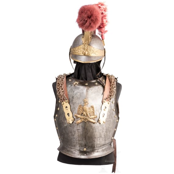 A helmet and cuirass for dragoons, 2nd half of the 19th century