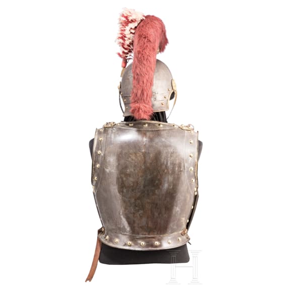 A helmet and cuirass for dragoons, 2nd half of the 19th century