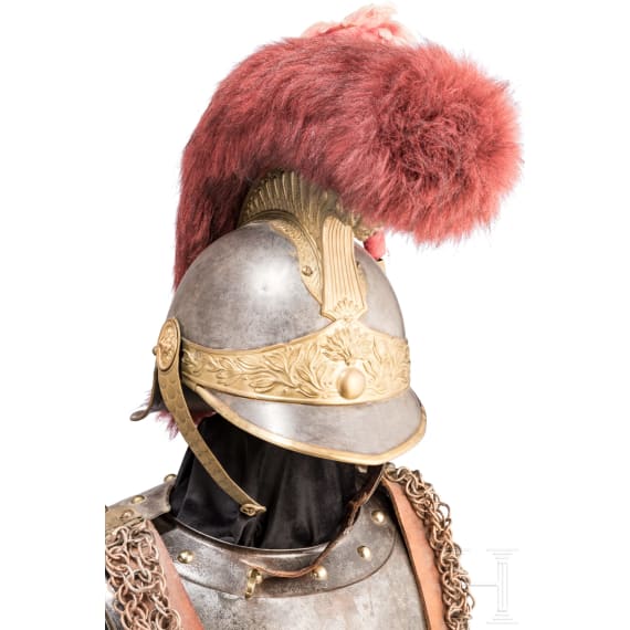 A helmet and cuirass for dragoons, 2nd half of the 19th century