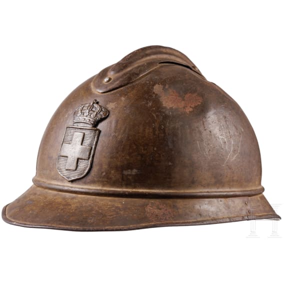 A steel helmet M 15 (Adrian) for members of the Greek army