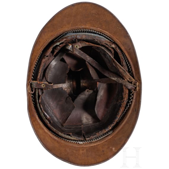 A steel helmet M 15 (Adrian) for members of the Greek army
