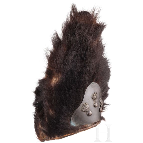 A Grenadier cap, similar to British model 1768 (copy)