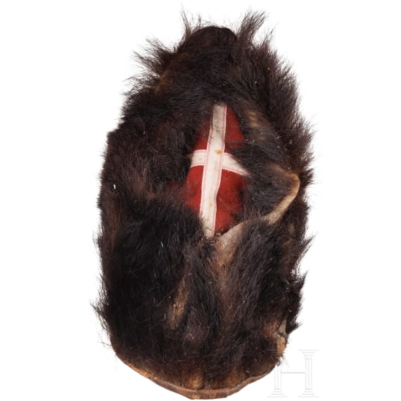 A Grenadier cap, similar to British model 1768 (copy)