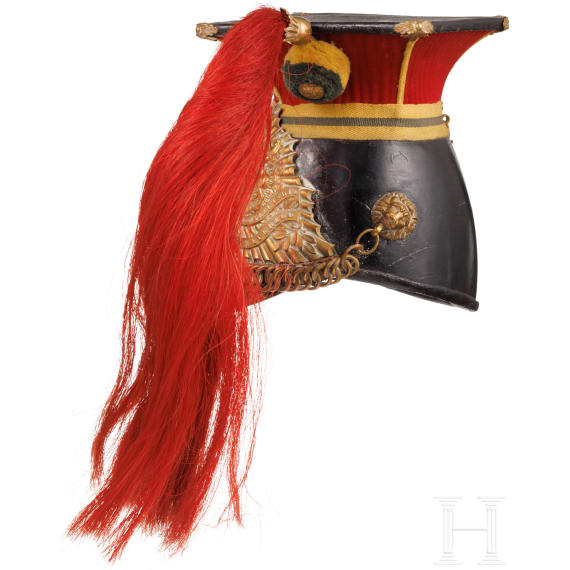 A czapka for troopers of the 12th Royal Lancers, circa 1900