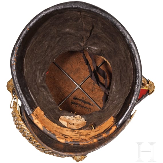 A czapka for troopers of the 12th Royal Lancers, circa 1900