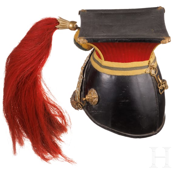 A czapka for troopers of the 12th Royal Lancers, circa 1900