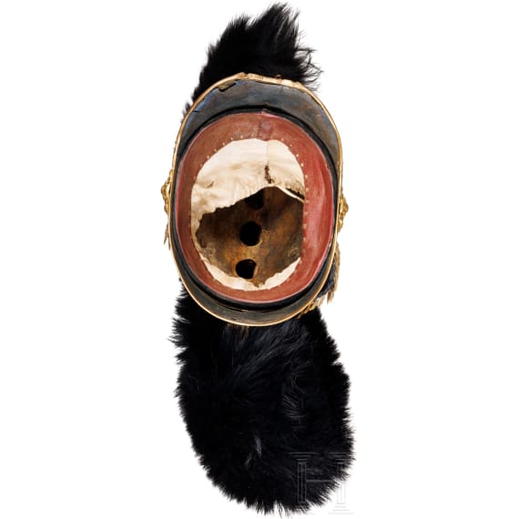 A helmet M 1834 for officers of the 3rd or Prince of Wales's Dragoon Guards, circa 1840