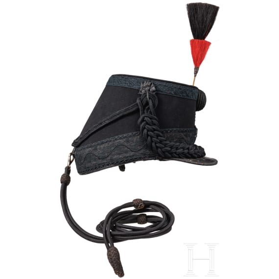 A shako for members of the light infantry regiments, 20th century