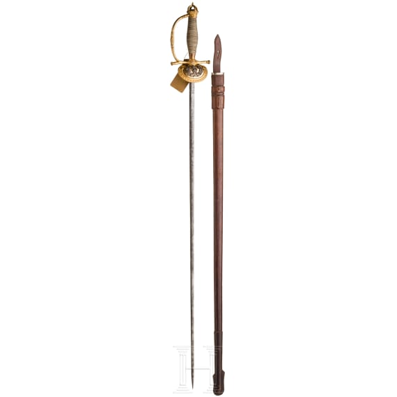 A small sword from the reign of King George V, 1910 - 1936