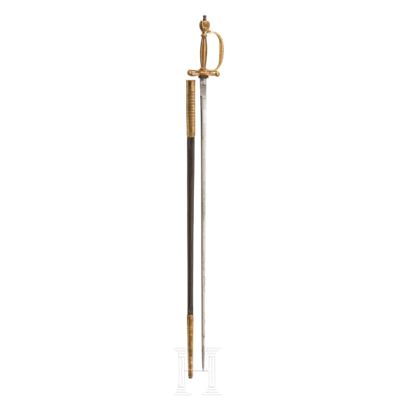 An officer's sword, circa 1920