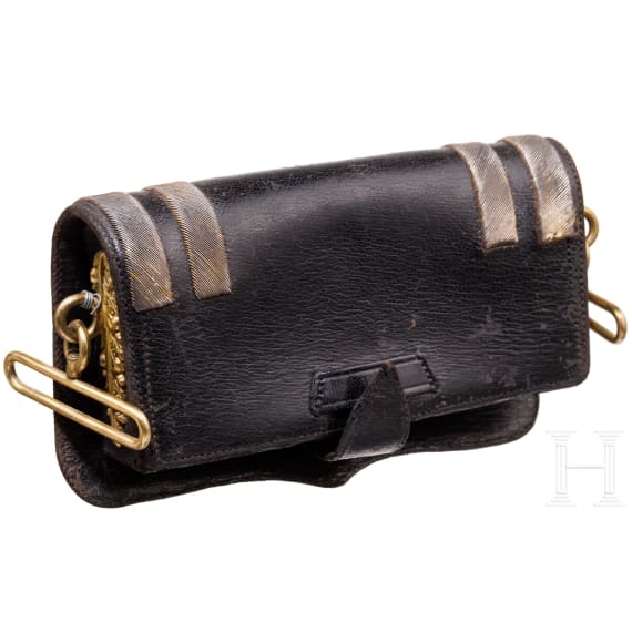 A cartouche box of the mounted troops, 19th century