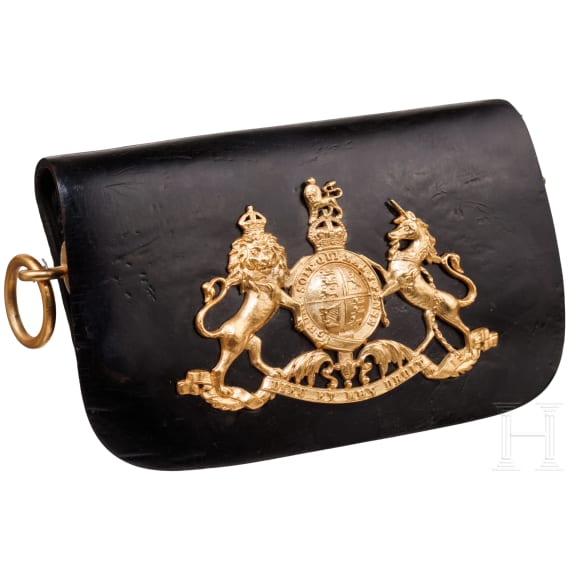 A cartouche box of the Household Cavalry, 20th century