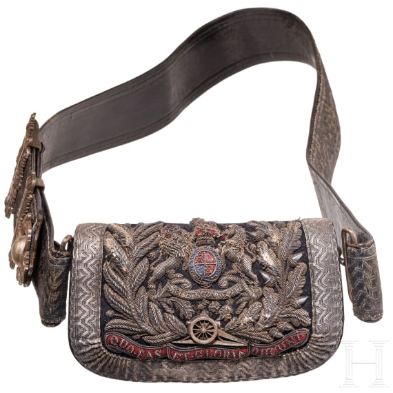 Royal Artillery - a cartouche box and a bandolier, 1st half of the 20th century