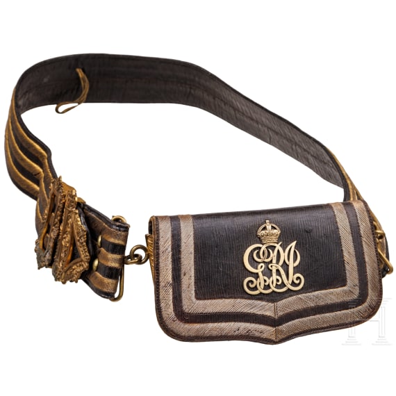 A cartouche box and bandolier for mounted troops, 1st half of the 20th century