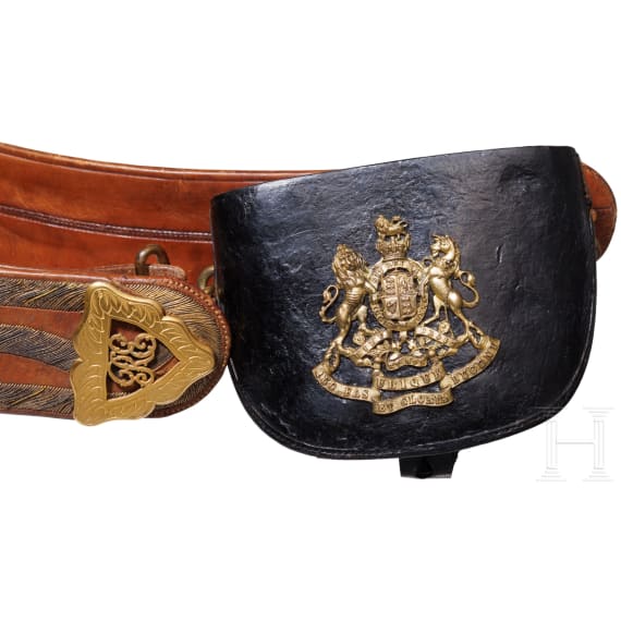 Royal Engineers - a fine cartouche box, 20th century