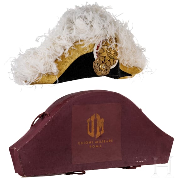 A bicorne hat for high-ranking members of the Order of Malta, 1st half of the 20th century